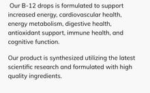 Load image into Gallery viewer, B-12 Drops