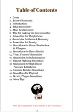 Load image into Gallery viewer, Smoothie Guide for Health & Wellness