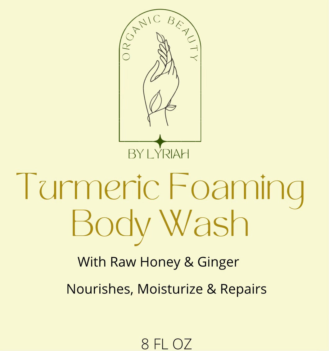 Organic Turmeric Body Wash w/ Honey & Ginger