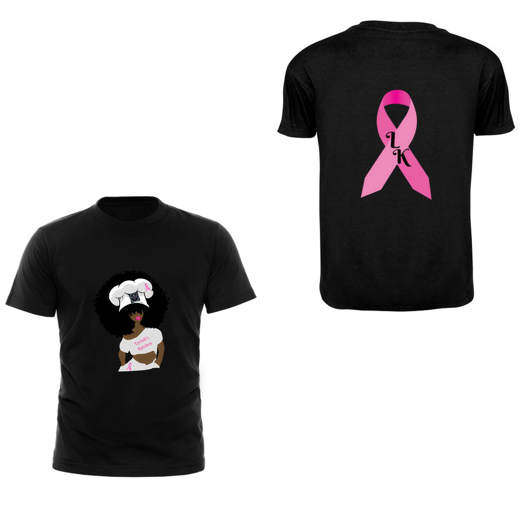 LK Double Logo Breast Cancer Fitted Tee